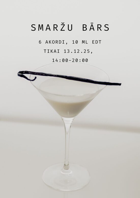 SMARŽU BĀRS, izveido savu 10 ml EDT no 6 akordiem